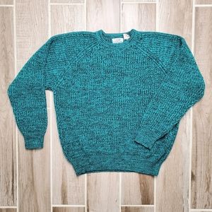 Men's Turquoise Tip Top Tailors Knit Sweater